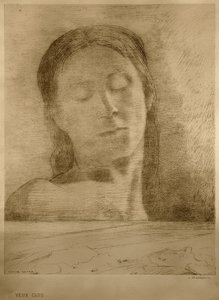 Yeux fermés - Odilon Redon