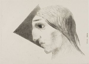 Folie, planche six de À Edgar Poe - Odilon Redon