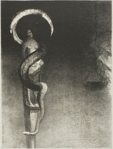 Serpent-Halo - Odilon Redon