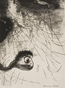 Saint Antoine : "Quelque part il doit y avoir des formes primordiales dont les corps ne sont que des images", planche 4 de 6 - Odilon Redon
