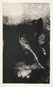 La Tentation de Saint Antoine Première Série : La Chimère aux Yeux Verts Tourne, Aboye, 1888