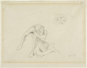 Deux figures grotesques