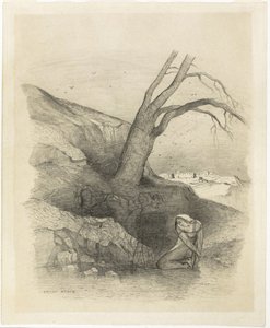 Femme agenouillée - Odilon Redon