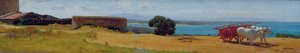 Wagon rouge à Castiglioncello - Odoardo Borrani