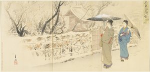Prunier Garyo_bai à Kameido, décembre 1895