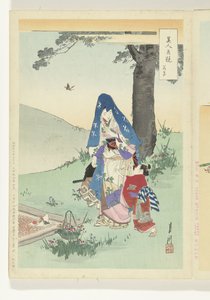 Pique-nique (Bijin hana kurabe) - Ogata Gekko