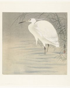 Petite aigrette - Ohara Koson