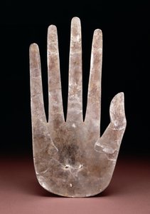 Découpe en forme de main, 200 av. J.-C.-400 apr. J.-C. (mica)