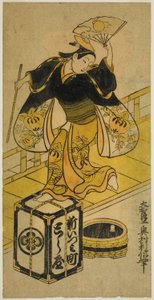 Jeune homme jouant Ushiwaka