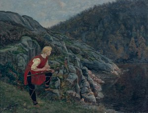 Chasseur de canards à Holskov