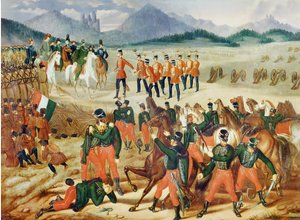 La défaite des rebelles hongrois à Vilgos le 13 août 1849, 1850
