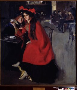 Dans un café