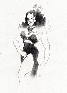 Diva rétro burlesque