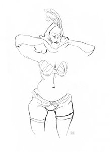 Dessin de lingerie sensuelle