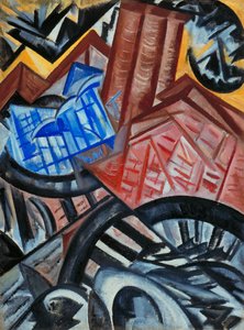 Usine et le pont - Olga Rozanova