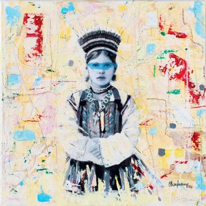 Bimba russa, 2024 (technique mixte sur toile)