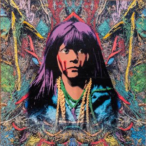 Navajo, 2022 (technique mixte sur toile)