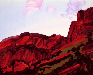 Loèche-les-Bains 16, 2012 (acrylique sur toile)