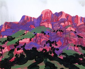 Loèche-les-Bains 19, 2012 (acrylique sur toile)