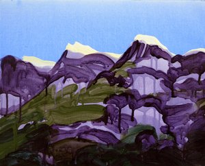 Loèche-les-Bains 20, 2012 (acrylique sur toile)