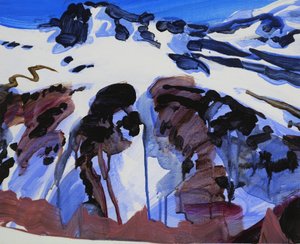 Loèche-les-Bains 25, 2012 (acrylique sur toile)