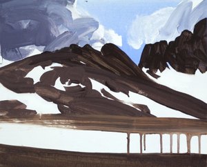 Loèche-les-Bains 7, 2012 (acrylique sur toile) - Olivier Morel