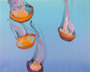 Méduses 13, 2013 (acrylique sur toile)