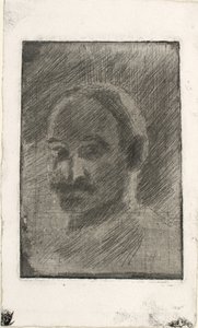 Portrait du peintre Henrik Schouboe - Oluf Hartmann