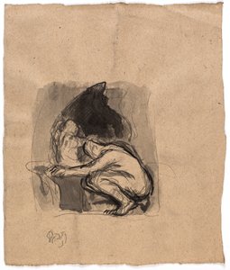 Étude pour "Dédale et Icare"