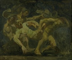 La lutte pour le corps de Patrocle