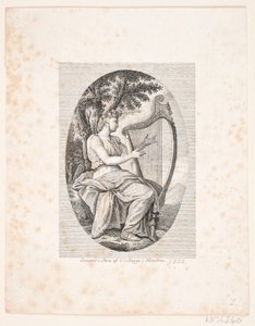 Femme jouant de la harpe