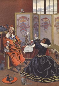 Cardinal Richelieu avec ses chats