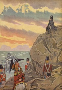 Napoléon à Sainte-Hélène, gardé par les Britanniques - Onfray de Breville Job