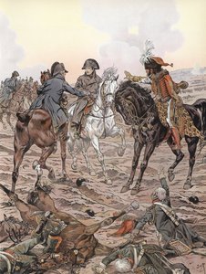 Napoléon pendant la bataille d