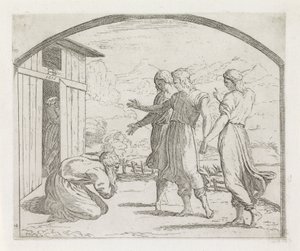 Abraham et les trois anges (Peintures dans la Loggia de Raphaël)