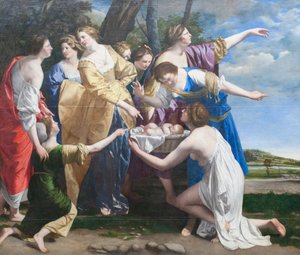 La Découverte de Moïse, début des années 1630