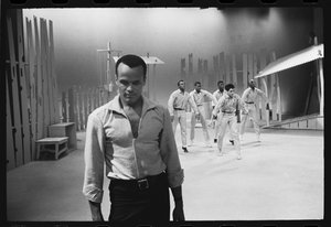 Harry Belafonte sur le plateau d