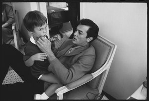 Tony Curtis avec sa fille Jamie Lee Curtis