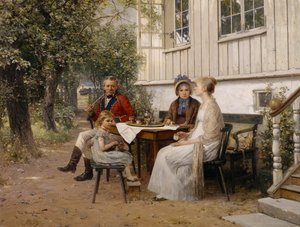 Dans le jardin