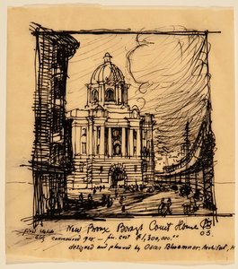 Nouveau palais de justice du Bronx, 1903