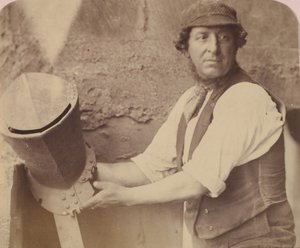 Homme avec casque, 1858