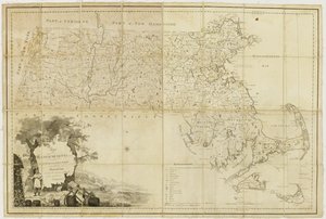 Carte du Massachusetts propre : compilée à partir de relevés réels