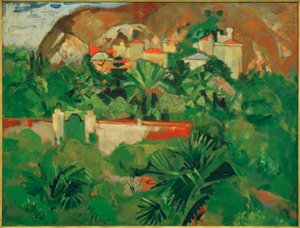 Paysage italien avec porte, Levanto - Oskar Moll