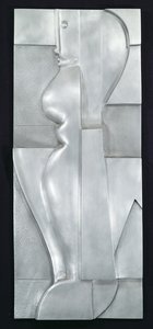 Relief H. Figure Abstraite, 1919 (aluminium)