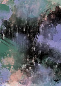 Abstrait sombre et atmosphérique