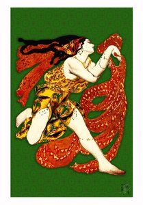 Danseuse Art déco pleine de dynamisme - Osvaldo Russo