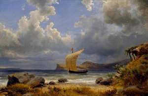 Voilier dans une baie italienne