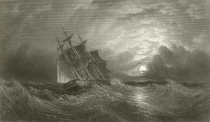 HMS Galatea en croisière - Oswald Walters Brierly