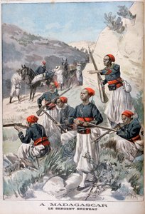 Troupes sénégalaises, Madagascar, 1897