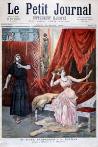Sibyl Sanderson et Delmas dans l